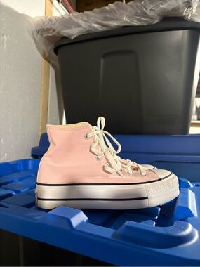 Converse Pink High-Top Canvas Sneakers